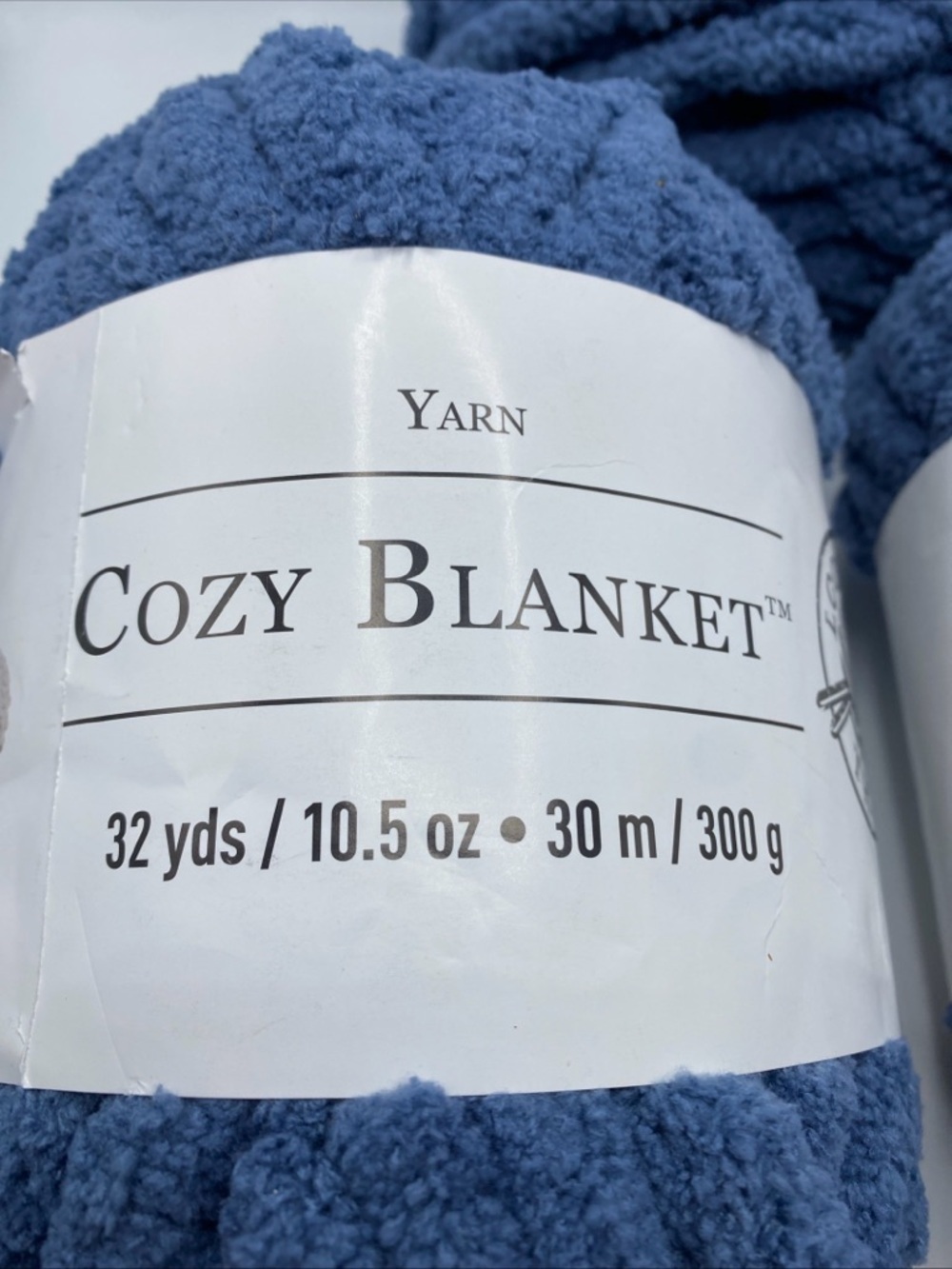 Yarn Loops And Threads Cozy Blanket Hobby 2 New Color CY-12 Blue - Picture 2 of 5